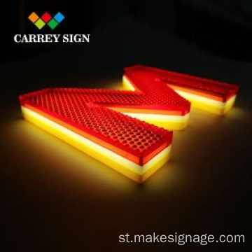 Vinyl e bonesitse lengolo la Acrylic